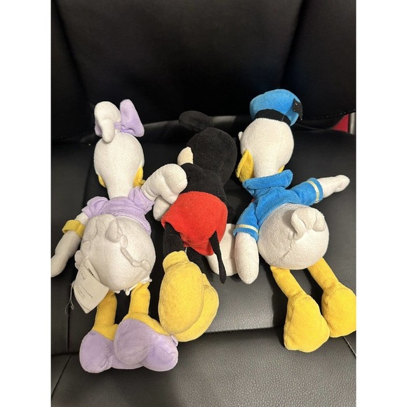 Disney Mickey, Daisy and Donald plush lot 8-10in Lovey. Well Loved - Picture 4 of 9